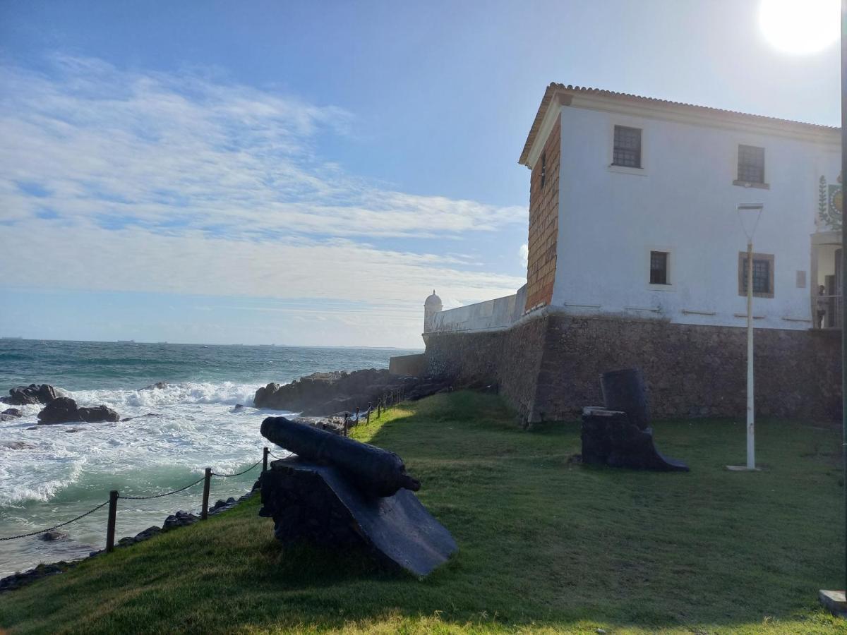 Studio Lateral Vista Mar Barra Apartamento Inteiro Completo 萨尔瓦多 外观 照片