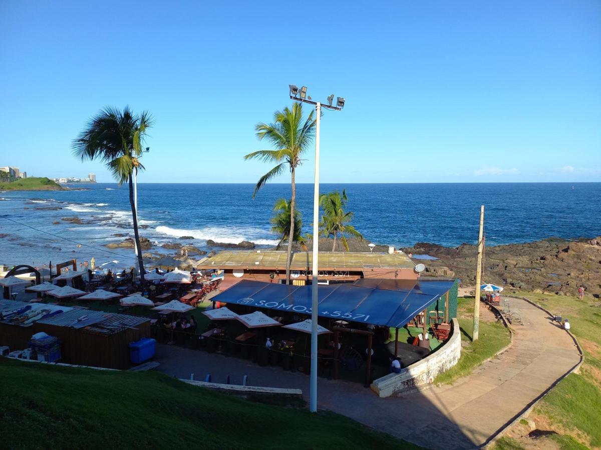 Studio Lateral Vista Mar Barra Apartamento Inteiro Completo 萨尔瓦多 外观 照片