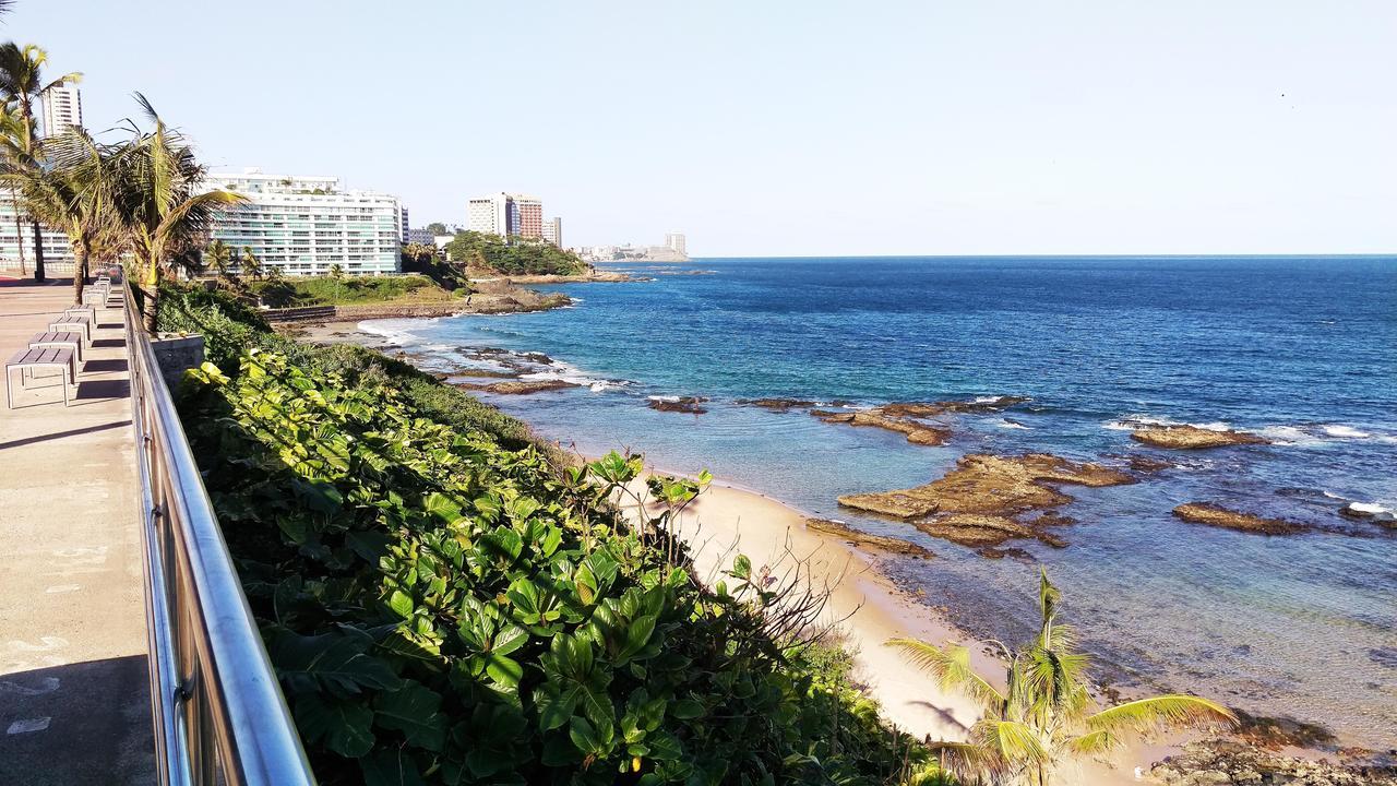 Studio Lateral Vista Mar Barra Apartamento Inteiro Completo 萨尔瓦多 外观 照片